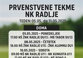 PRVENSTVENE TEKME NK RADLJE